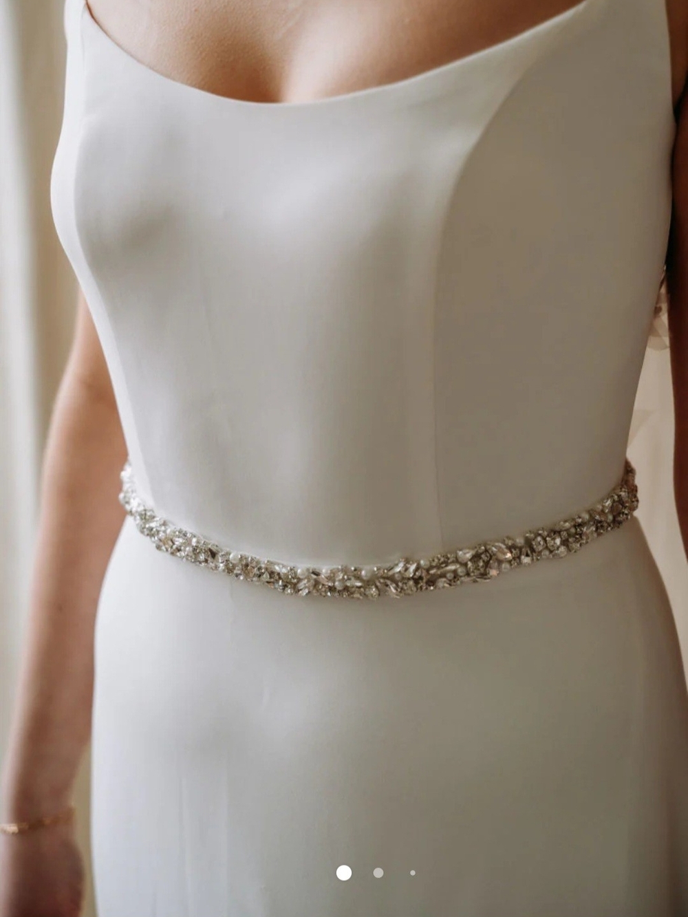 Luna & Stone Wedding Sash Belt